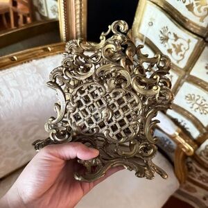 Vintage Ornate 2 Compartment Letter Mail Holder